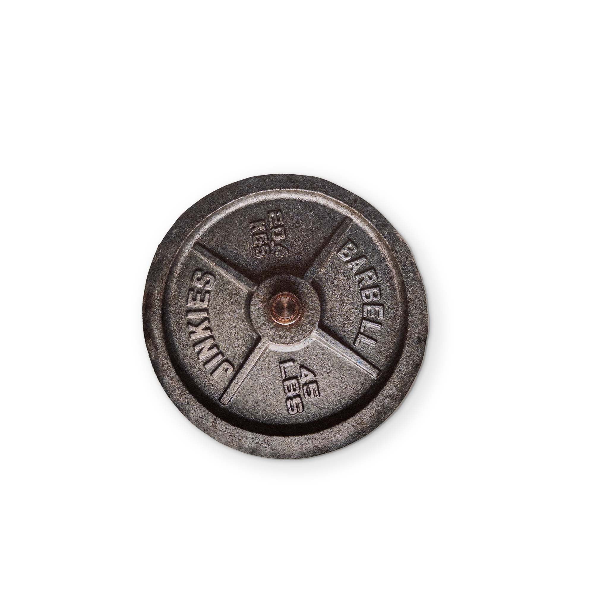 A 45LB WEIGHT PLATE YOU CAN CLEAN YOUR GLASSES WITH - Image 2