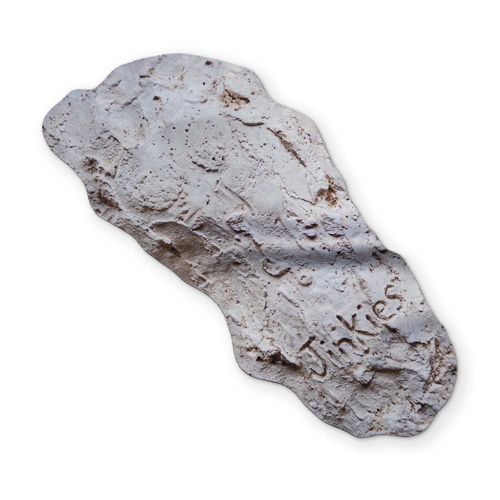 A BIGFOOT FOOTPRINT CAST YOU CAN CLEAN YOUR GLASSES WITH - Image 2