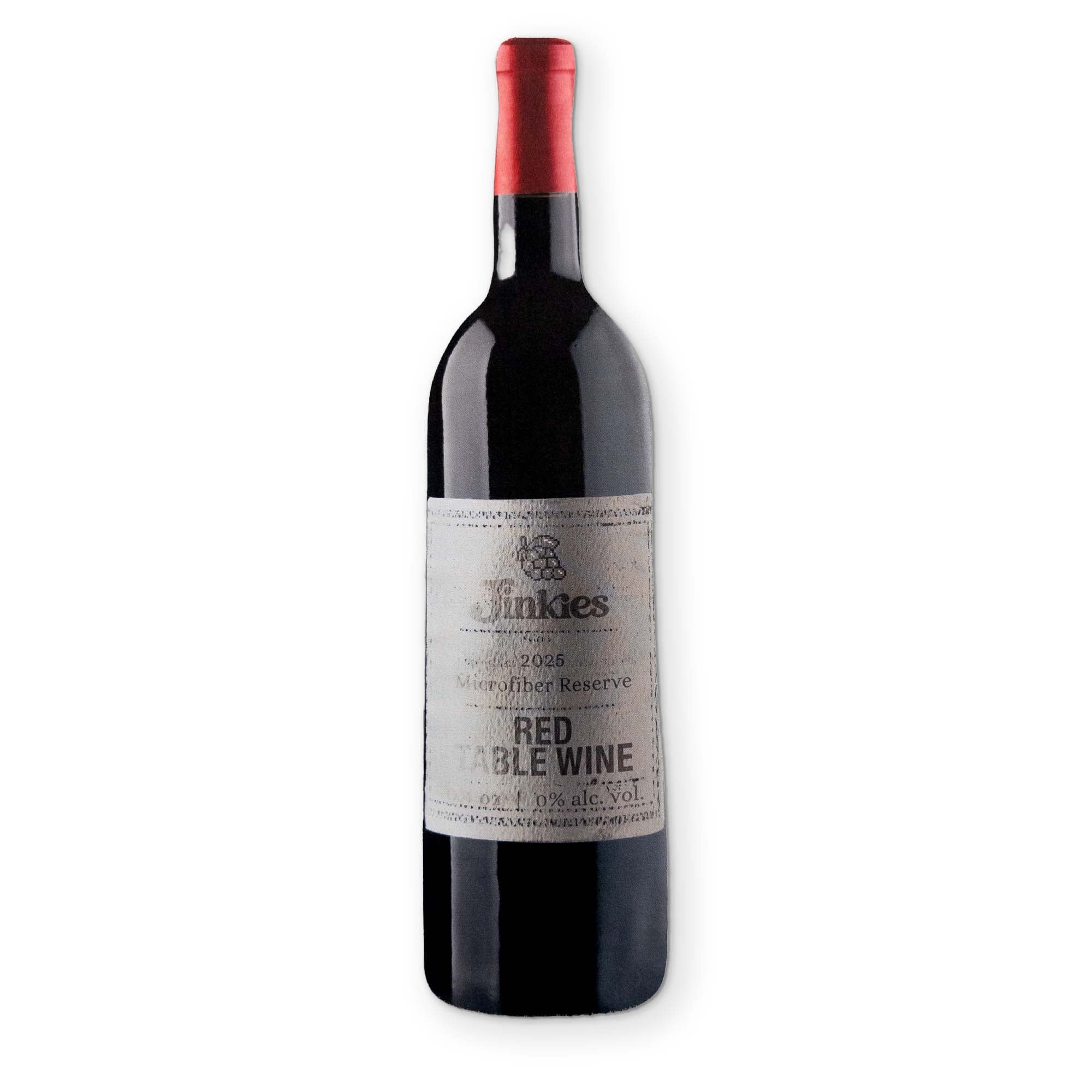 A BOTTLE OF WINE YOU CAN CLEAN YOUR GLASSES WITH