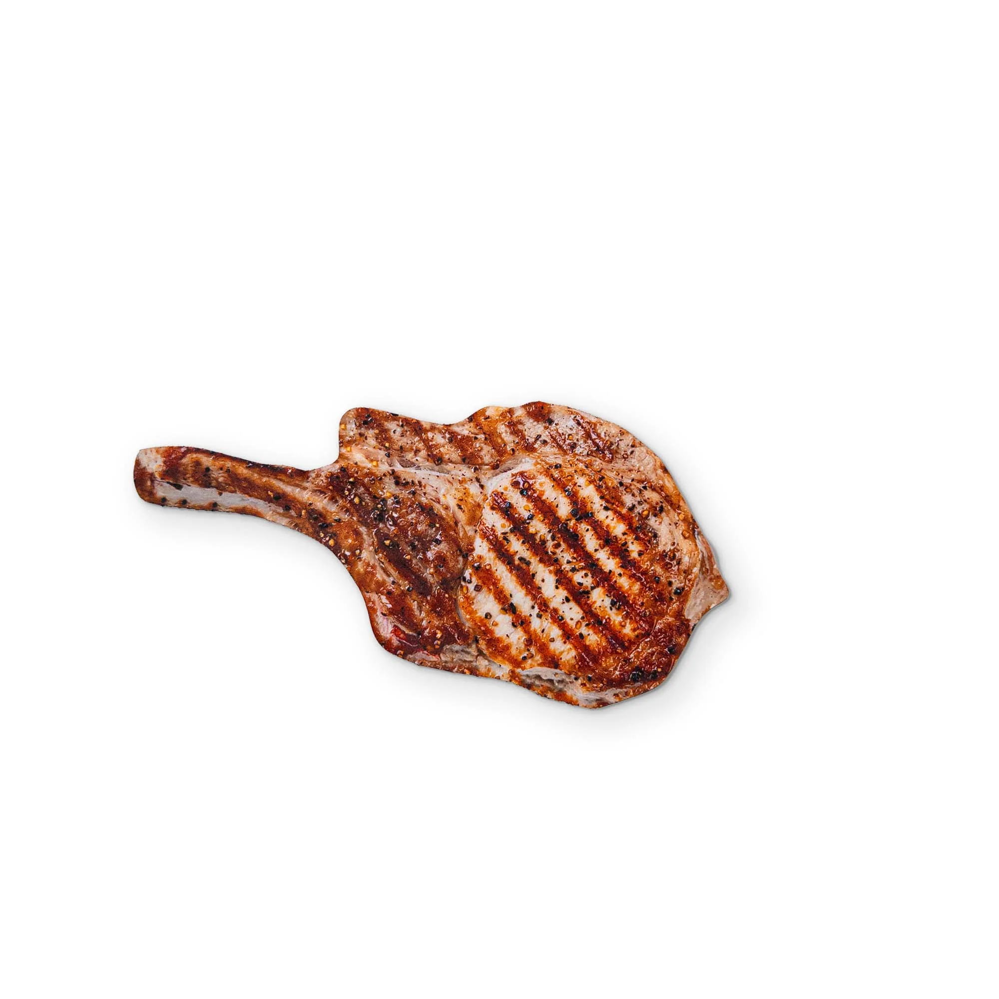 A PORK CHOP YOU CAN CLEAN YOUR GLASSES WITH